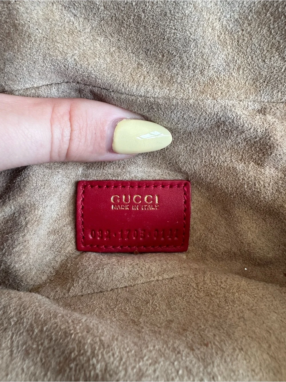 Gucci vintage red